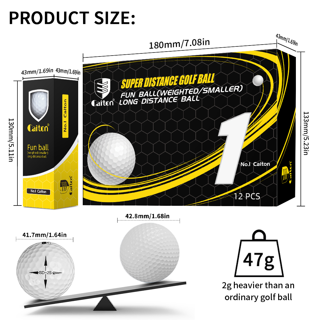 Мячи для гольфа Caiton Ultimat – обзор и цена Golf Ball Premium